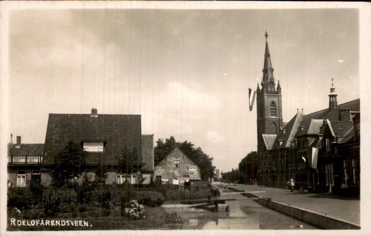 Roelofarendsveen - Fotokaart, Verzamelen, Ansichtkaarten | Nederland, Gelopen, Zuid-Holland, 1920 tot 1940, Ophalen of Verzenden