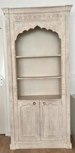 Oosterse kast en sidetable set, Huis en Inrichting, Ophalen, Gebruikt, 100 tot 150 cm, Met lade(s)