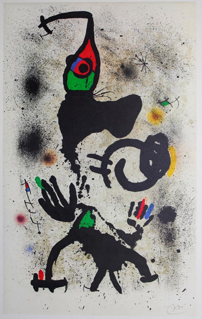Joan Miró (1893) Expositie Affiche "At Pace Columbus"Jan '79, Ophalen of Verzenden