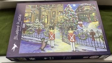 Bluebird kerstpuzzel. Christmas House. 1000 stukjes beschikbaar voor biedingen