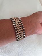 Stevige handmade armband makkelijk draagbaar., Ophalen of Verzenden, Nieuw, Zilver, Staal