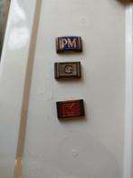 3 letters scherpschutter, Ophalen of Verzenden, Landmacht, Nederland, Embleem of Badge