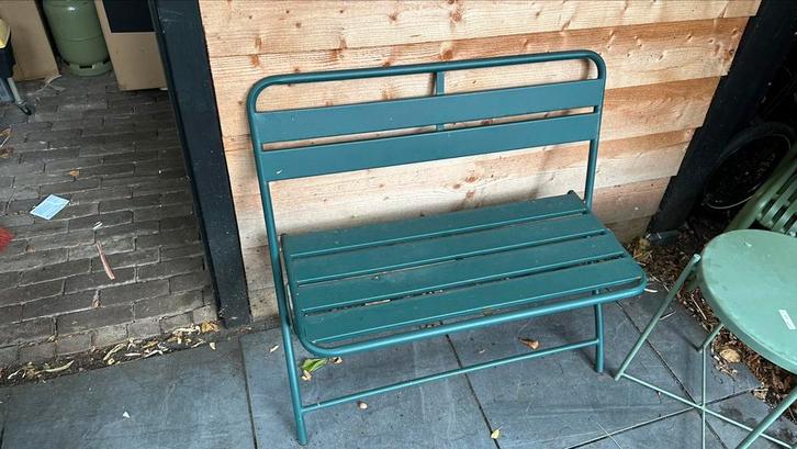 SKLUM Inklapbare Tuinbank – Nieuw in doos, Tuin en Terras, Tuinbanken, Nieuw, Metaal, Ophalen