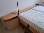 Auping Auronde bed achterwand met 2 nachtkastjes beuken, Ophalen, Gebruikt, 55 tot 70 cm, 65 cm of meer