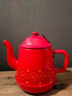Vintage  emaille theepot, Antiek en Kunst, Antiek | Emaille, Ophalen of Verzenden