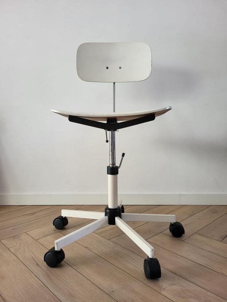 Rabami Kevi Stole bureaustoel, Huis en Inrichting, Bureaustoelen, Gebruikt, Bureaustoel, Wit, Ophalen