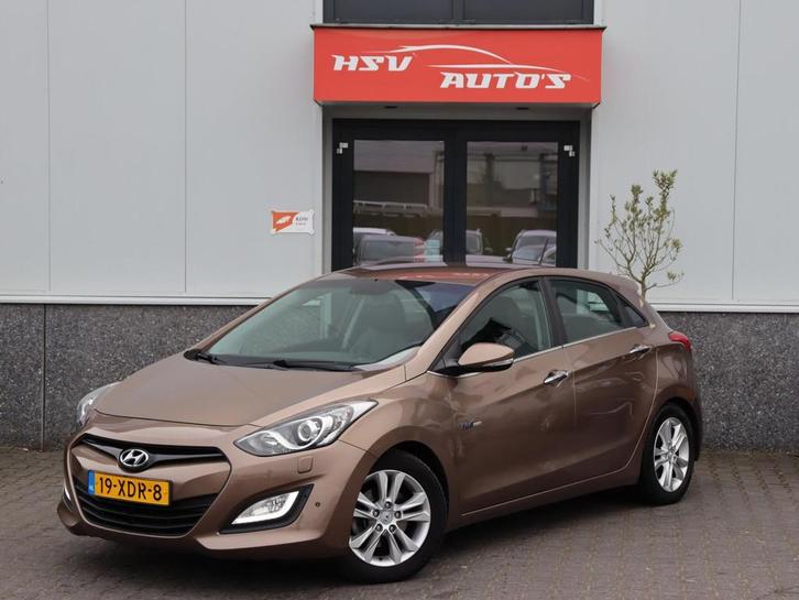 Hyundai I30 1.6 GDI i-Catcher navi LEER 4-deurs org NL, Auto's, Hyundai, Bedrijf, Te koop, i30, ABS, Achteruitrijcamera, Airbags