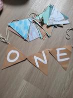 Feestelijke slinger voor eerste verjaardag vlaggen, Ophalen of Verzenden, Zo goed als nieuw