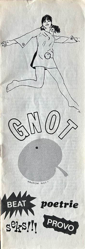 PROVO Magazines 4x Gnot Welstaat Revoluutsie Mot (1966-1967), Verzamelen, Tijdschriften, Kranten en Knipsels, Tijdschrift, Nederland