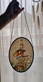 Antiek Glas-in-lood Schilderij, 1920/30, Antiek en Kunst, Antiek | Wandborden en Tegels, Ophalen of Verzenden