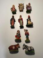 10 oude italiaanse kerststal figuren, Diversen, Kerst, Ophalen of Verzenden, Zo goed als nieuw