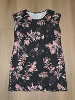 Jurk zwart rood crème | 46 | Norah, Zwart, Maat 46/48 (XL) of groter, Ophalen of Verzenden, Zo goed als nieuw