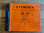 Onderdelenboek Citroën ID19, Ophalen of Verzenden, Voor 1940, Gelezen, Overige onderwerpen