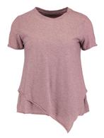 ALL SAINTS Daisy stripe roze gelaagde asymmetrische top M, Kleding | Dames, Maat 38/40 (M), Nieuw, Allsaints, Ophalen of Verzenden