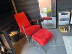 Fauteuil vintage Harvink Club Relax fauteuil met Voetenbank, Huis en Inrichting, Fauteuils, Ophalen, Overige materialen, Gebruikt