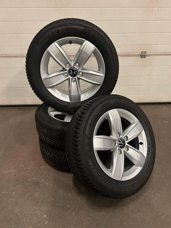 Originele 16 inch VW T-Roc winterwielen set 5x112, Auto-onderdelen, Banden en Velgen, Banden en Velgen, Winterbanden, 16 inch