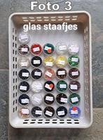 GLASSTAAFJES DIVERSE MATEN, Ophalen of Verzenden, Nieuw, Kraal