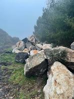 Grote partij natuursteen keien rechtstreeks geleverd, Tuin en Terras, Ophalen, Gebruikt, Overige materialen, Kei