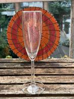8 Champagne Glazen - Feestelijk!, Huis en Inrichting, Keuken | Servies, Glas of Glazen, Ophalen of Verzenden, Effen, Glas