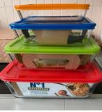 Pyrex Ovenschalen/Bewaarschalen - 4 stuks, Ophalen of Verzenden, Gebruikt