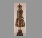 84cm groot houten Buddha beeld (251015-07), Ophalen of Verzenden