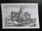 MUIDEN Muiderslot pentekening, Ophalen of Verzenden, Noord-Holland