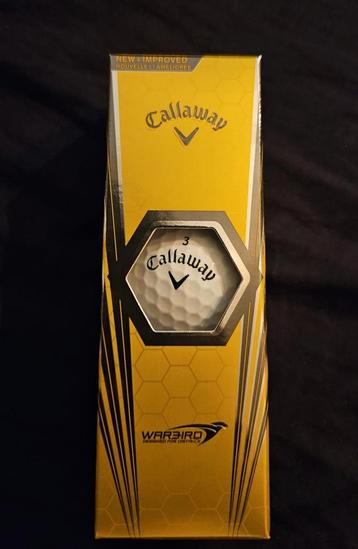 Nieuwe Callaway Warbird Golfballen beschikbaar voor biedingen