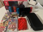 Nintendo Switch + 4 games - Zo goed als nieuw!, Ophalen, Overige genres, 1 speler, Eén computer