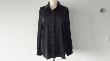 Zwarte overhemd blouse in maat L van Sweet Miss beschikbaar voor biedingen