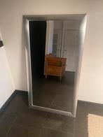 Spiegel 70x130cm met RVS rand, 100 tot 150 cm, Ophalen of Verzenden, Zo goed als nieuw, Rechthoekig