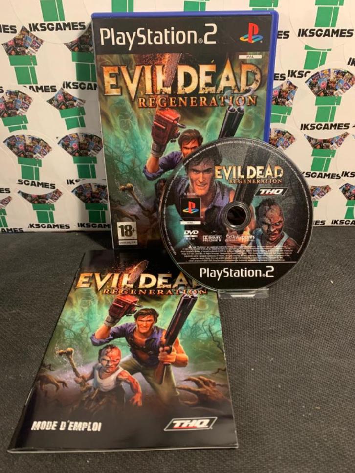 Evil Dead: Regeneration - PS2 - Iksgames, Spelcomputers en Games, Games | Sony PlayStation 2, Zo goed als nieuw, Avontuur en Actie