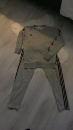 Adidas trainingspak losse broek Maat M en trui Maat S grijs, Grijs, Algemeen, Maat 48/50 (M), Ophalen of Verzenden