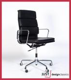 Eames Vitra ea 219 Zwart Leder Chroom, Zo goed als nieuw