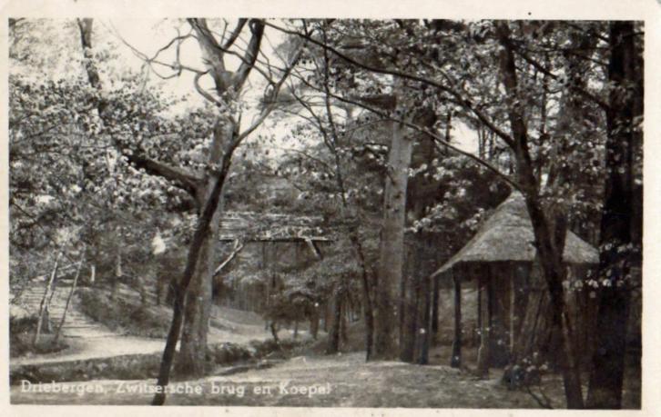 Driebergen, Zwitsersebrug, Verzamelen, Ansichtkaarten | Nederland, Gelopen, Utrecht, Ophalen of Verzenden