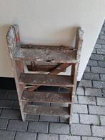 Houten schilders trapje vintage, Ophalen, Minder dan 2 meter