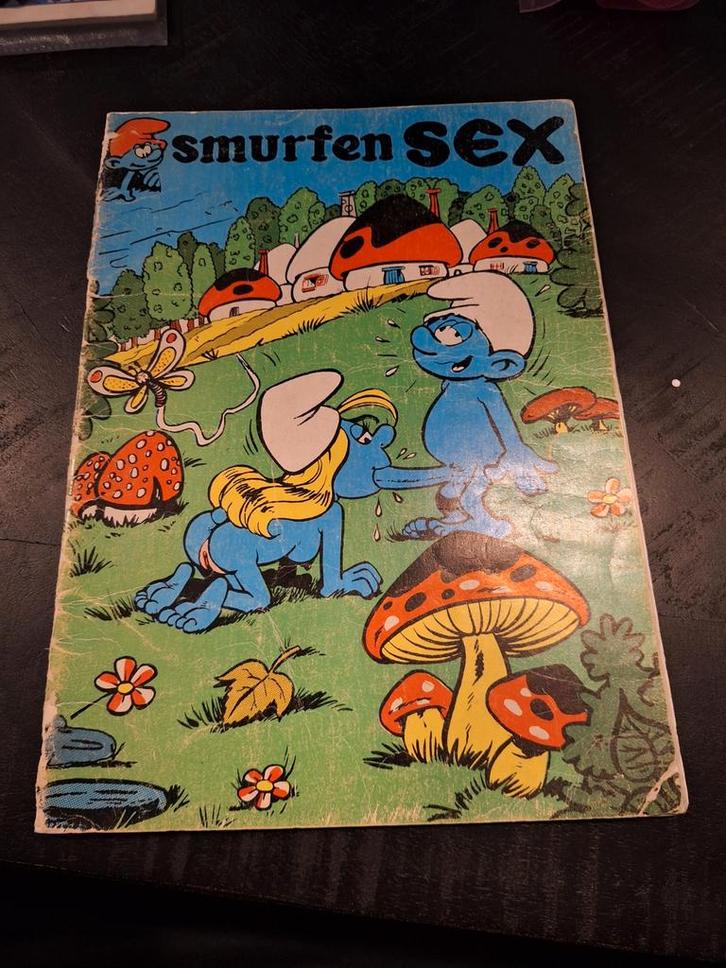 Smurfen Sex Parodie, Boeken, Stripboeken, Gelezen, Eén stripboek, Ophalen of Verzenden