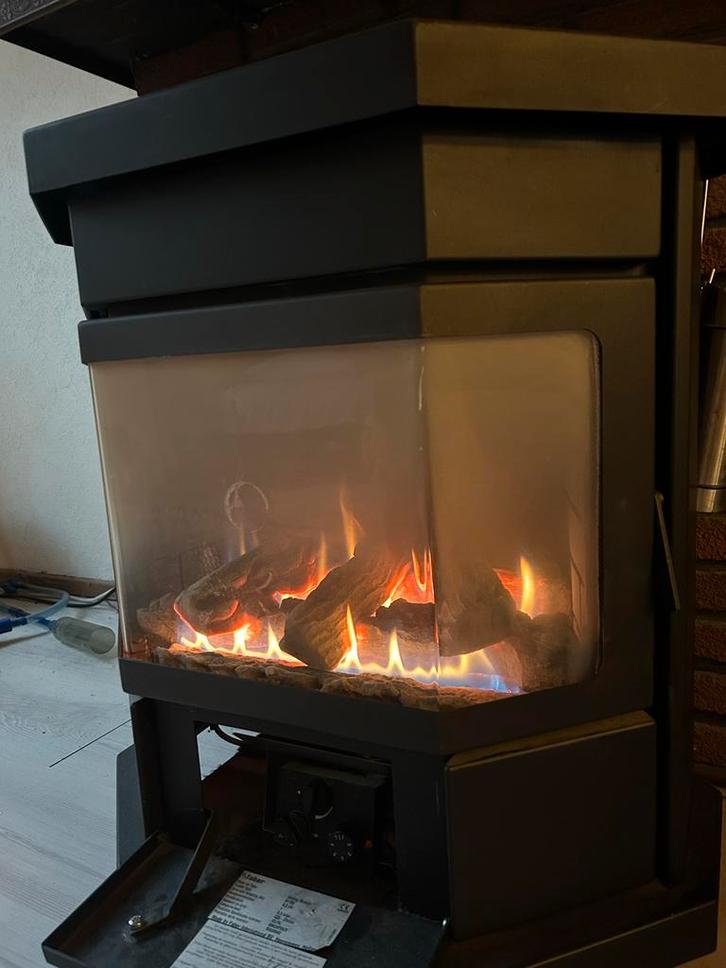 Faber Gaskachel - Goed Onderhouden, Huis en Inrichting, Haarden, Gebruikt, Gashaard, Ophalen