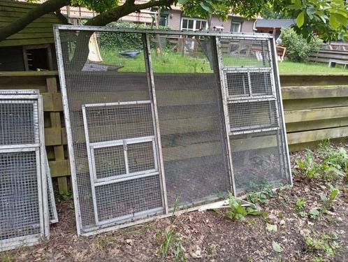 Ren / volière te koop‼️, Dieren en Toebehoren, Vogels | Hokken en Kooien, Zo goed als nieuw, Volière, Aluminium, Ophalen