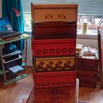 Vintage Broodtrommels - Stapelbare Set van 5, Ophalen of Verzenden, Gebruikt