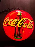 Coca cola vintage dubbelzijdige lichtbak reclame, Gebruikt, ., Lichtbak of (neon) lamp, Ophalen of Verzenden