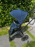 Cybex Priam Platinum - Nautical Blue, Kinderen en Baby's, Kinderwagens en Combinaties, Verstelbare duwstang, Zo goed als nieuw