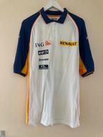 Vintage Renault F1 Team Polo Shirt Maat L, Ophalen of Verzenden, Zo goed als nieuw, Maat 52/54 (L), Wit