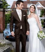 Goedkope trouwjurk en herenkostuums: UITVERKOOP!!!!!, Ophalen, Nieuw, Wit, Trouwjurk