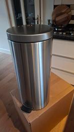 Brabantia Pedaalemmer 30L, Ophalen, Met pedaal, 50 tot 75 cm, Rvs