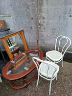 Salontafel, stoeltjes en spiegel set, Ophalen of Verzenden