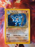 Machamp 8/102 - Base Set - 1st Edition, Hobby en Vrije tijd, Verzamelkaartspellen | Pokémon, Ophalen of Verzenden, Gebruikt, Losse kaart