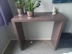bar statafel plantentafel massief hout 100x40 en 96h, Ophalen, Gebruikt