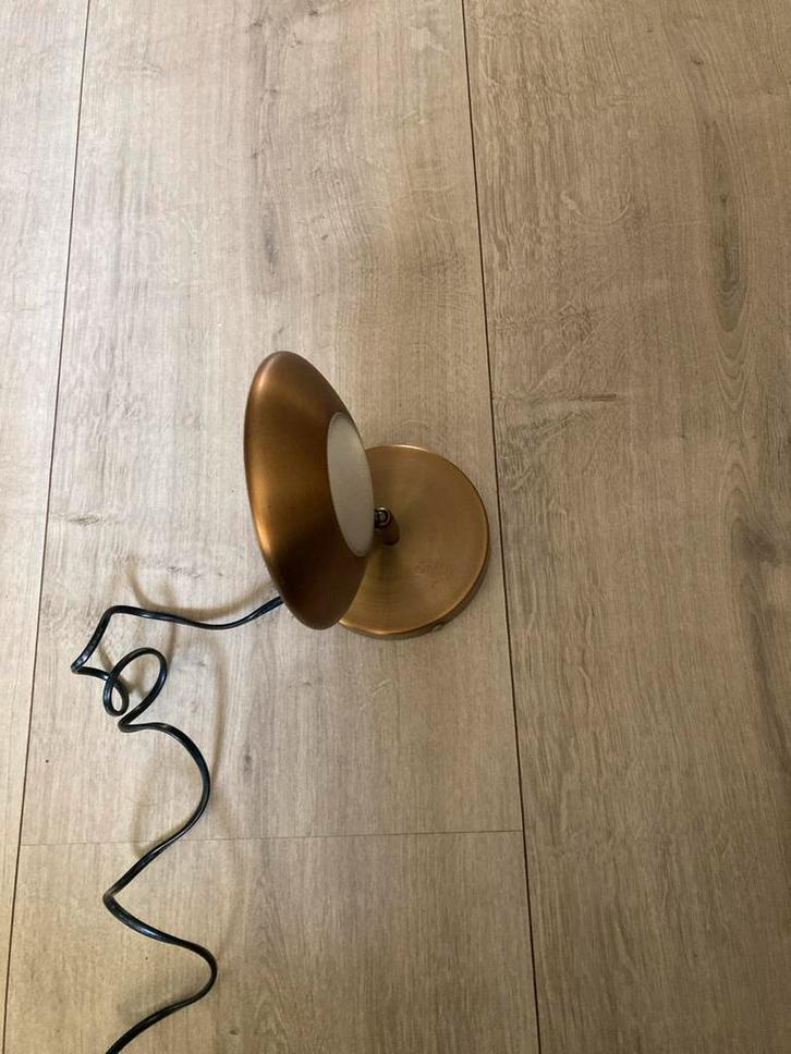 Messing Wandlamp Verstelbaar - Dimbaar, Huis en Inrichting, Lampen | Wandlampen, Gebruikt, Metaal, Ophalen of Verzenden