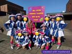 Mooie kleurrijke loopgroep carnaval dansmariekes, Ophalen, Carnaval, Maat 42/44 (L), Zo goed als nieuw