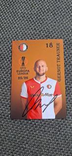 Foto met originele handtekening; Gernot Trauner # Feyenoord, Verzenden, Nieuw, Feyenoord